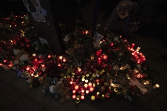 Commemoration of attack, people remember 20 December 2024 with candles, a man deliberately killed