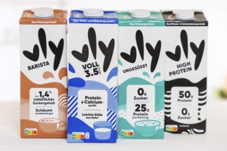 Vly vegan pea milk milk substitute different flavours