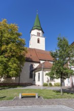 The Catholic Church of St Verena and Gallus, built in the 13th century, Hüfingen, Black Forest