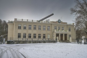 Archenhold Observatory in winter, Alt-Treptow, Treptower Park, Treptow, Treptow-Köpenick, Berlin,