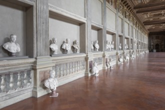 Bust Gallery, Palazzo Ducale, Mantua, Italy, Europe