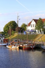 Carolinensiel harbour, museum harbour, Lower Saxony, East Frisia, Federal Republic of Germany, East