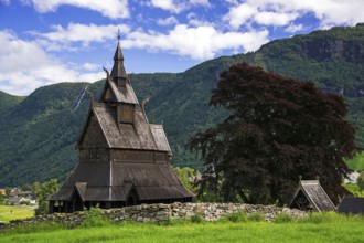 Hopperstad Stave Church, Sogn og Fjordane, Norway, Norway, Europe