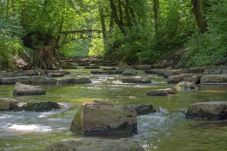 Bastau River in Minden Germany