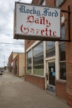 Rocky Ford, Colorado, The office of the Rocky Ford Daily Gazette, a small-town newspaper in