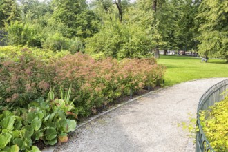 Bernardine Gardens park in the center of Vilnius, Lithuania, Europe