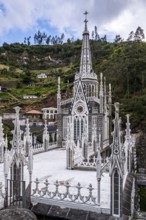 National Shrine Basilica of Our Lady of Las Lajas, Las Lajas, Potosi, Narino Department, Colombia,