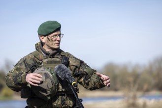 Brigadier General Alexander Krone, Commander NATO Response Force Land Brigade, photographed during