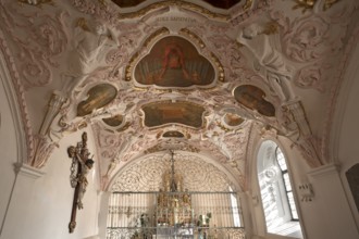 Interior of the Chapel of Mercy, 17th century, Old Chapel, Cream-spot tiger Street 7, Regensburg,