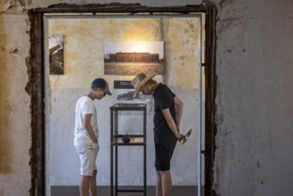 Historical-Technical Museum, Peenemünde Monument Landscape. National Socialists developed weapons