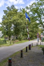 The so-called Green Border, at the former border crossing Grenzweg near Straelen-Kastanienburg and