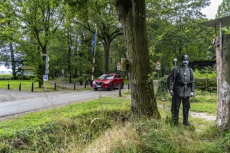 The so-called Green Border, at the former border crossing Grenzweg near Straelen-Kastanienburg and