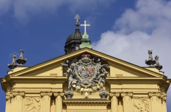 Europe, Germany, Bavaria, Munich, Odeonsplatz, Theatine Church from 1663, St Cajetan, founder of