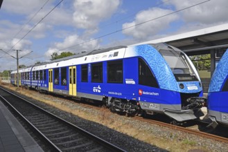 Europe, Germany, Lower Saxony, hydrogen train RB33 Cuxhaven, Bremerhaven, Bremervörde, Buxtehude,