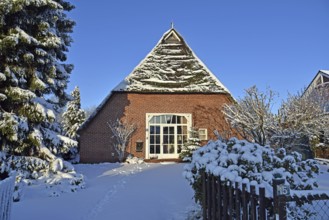 Europe, Germany, Lower Saxony, Krs Stade, Snow, Winter, Europe