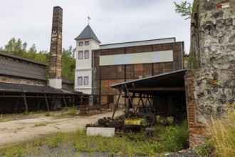 The more than 800-year-old Muldenhütten smelter site. The still existing, historical and