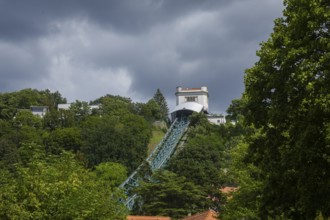 The Dresden suspension railway is a suspension railway in Dresden that connects Körnerplatz in the