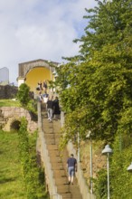 The Spitzhaus staircase is located in the Saxon town of Radebeul. It connects the Hoflößnitz