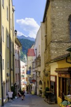 Gasse Langer Graben, Hall in Tyrol, Inntal, Tyrol, Austria, Europe