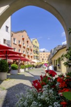 Upper town square, Hall in Tyrol, Inntal, Tyrol, Austria, Europe