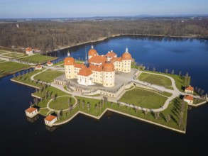 Moritzburg Castle is located in the municipality of Moritzburg near Dresden. The hunting lodge,