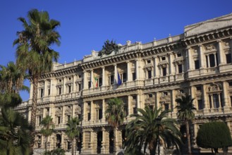 Palazzo di Giustizia, Palace of Justice, Prati district on the banks of the Tiber, Rome, Italy,