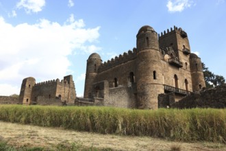 Amhara region, in the Gemp palace complex in Gondar, Gonder, imperial palace, UNESCO, world,