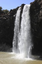 Ahamra region, the Blue Nile waterfall, in the highlands of Abyssinia, Blue Nile, Tis Issat