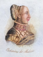 Catherine de Medici, 1519-1589, Born Caterina Maria Romola de Medici Queen of France Wife of Henry