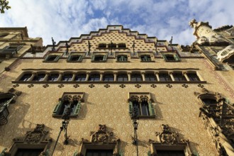 Casa Amatller, residential building, commercial building, modernism, ornate façade, view from