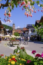 Marktstraße, Mittenwald, Werdenfelser Land, Upper Bavaria, Bavaria, Germany, Europe