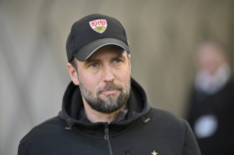 Coach Sebastian Hoeneß VfB Stuttgart Portrait, MHPArena, MHP Arena Stuttgart, Baden-Württemberg,