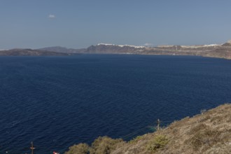 Santorini, view of the caldera, Cyclades, Greece, Europe