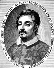 Hieronymus Frescobaldi (1583-1643), important composer of early rock music, especially for keyboard