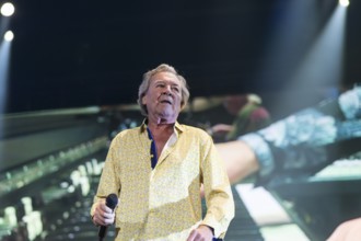 Ian Gillan, singer of Deep Purple live on 1 More Time Tour at the Max-Schmeling-Halle in Berlin on