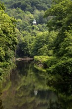 The Diederich postmark above the Wupper, near Remscheid, Bergisches Land, North Rhine-Westphalia,