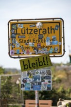 The village of Lützerath at the Garzweiler II open-cast lignite mine, the last buildings of the