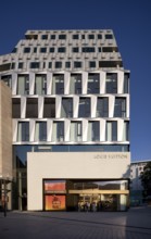 Louis Vuitton brand store, logo, retail shop, Dorotheen Quartier, DOQU, shopping mall, Stuttgart,