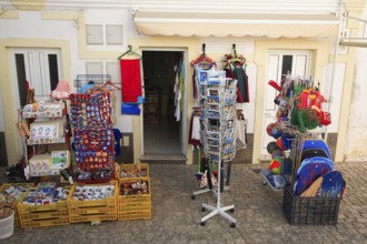 Souvenir shop in Albufeira, Algarve, Portugal, Europe