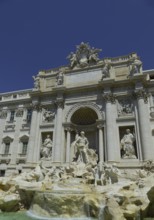 Palazzo Poli, also Palazzo Conti, Trevi Fountain, Fontana di Trevi, Rome, Italy, Europe