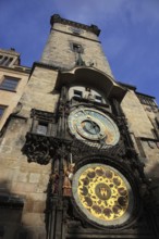 Prague Town Hall Clock, also known as the Apostle Clock or Old Town Astronomical Clock from 1410,