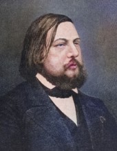 Theophile Gautier, 1811-1872, French romantic poet and journalist. From the book The Masterpiece