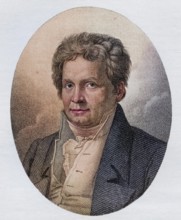 Ludwig Johann Tieck, 1773-1853, German writer, illustration from the book The Masterpiece Library