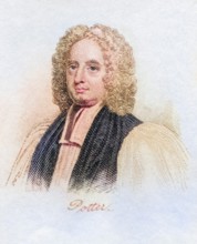 John Potter 1674, 1747 Archbishop of Canterbury from the book Crabbs Historical Dictionary from