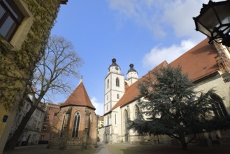 St Mary Town Church and Corpus Christi Chapel, Luther City Wittenberg, Saxony Anhalt, Germany,