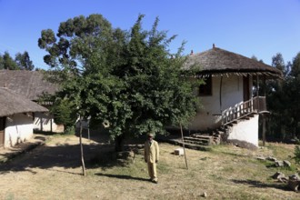 In the museum on Mount Entoto near Addis Ababa, Ethiopia, Africa