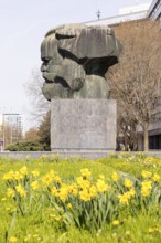 Karl Marx Monument, Chemnitz, Saxony, Germany, Europe