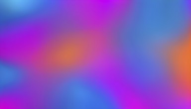 Abstract gradient blur with shades of magenta, blue and orange, creating a smooth and calming