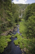 The Selbitz river flows through the Höllental valley between Thuringia and Bavaria. Lichtenberg, 21