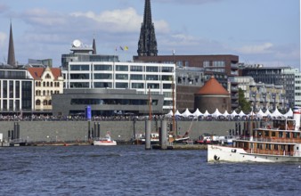 Europe, Germany, Hanseatic City of Hamburg, harbour, Baumwall, flood protection system, flood